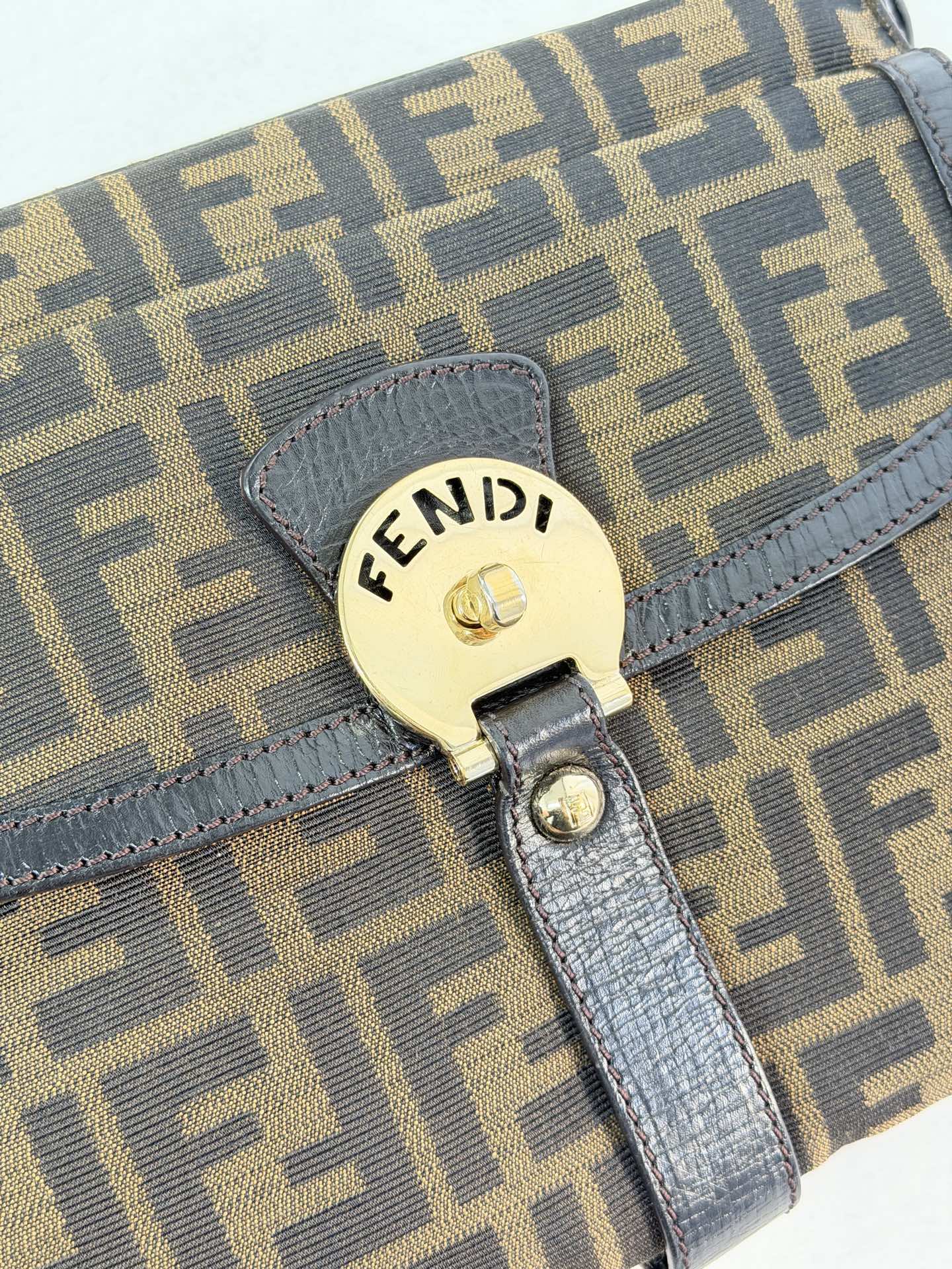 FENDI Zucca Hobo Shoulderbag