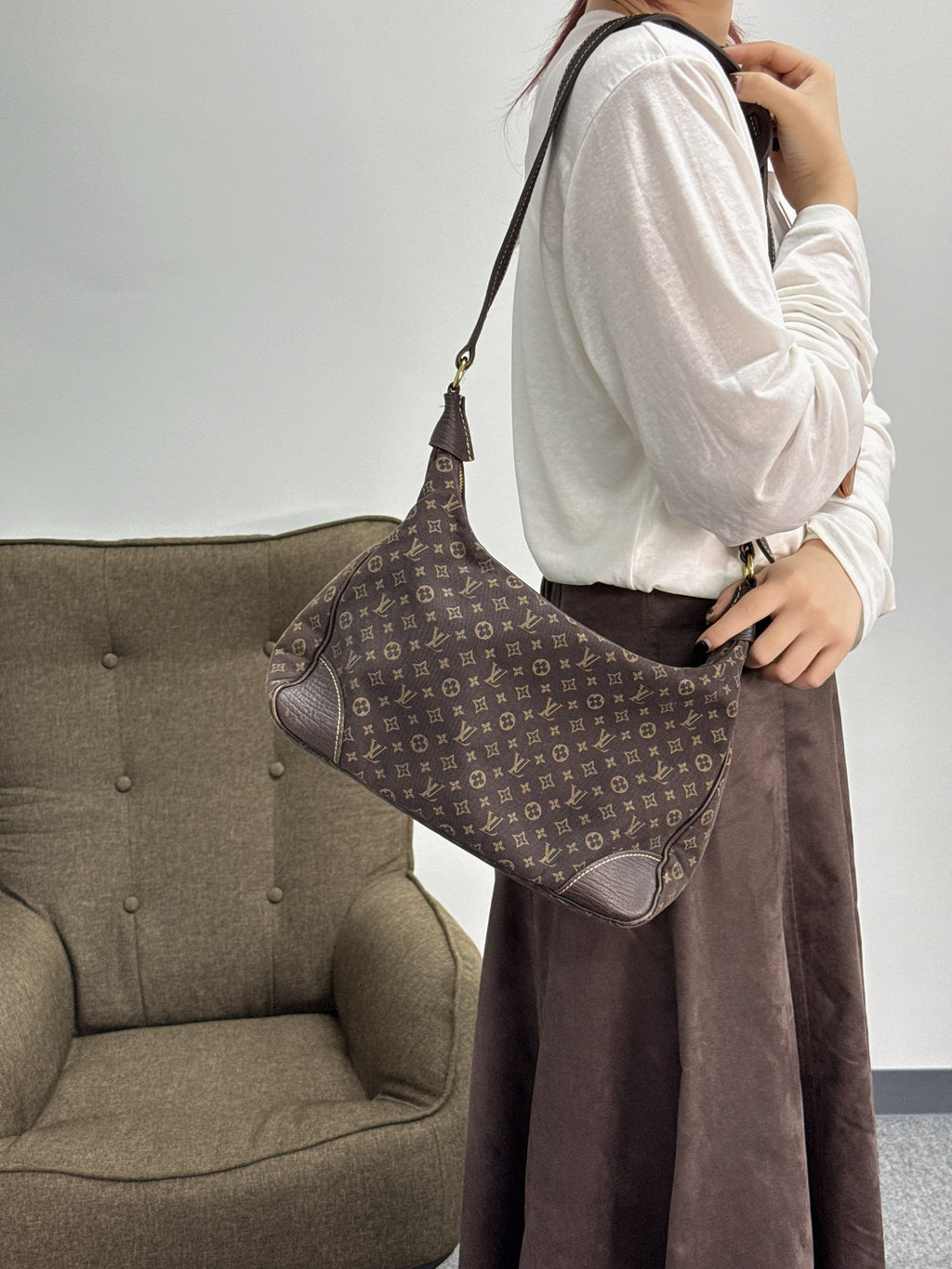 LOUIS VUITTON Monogram Shoulder Hobobag