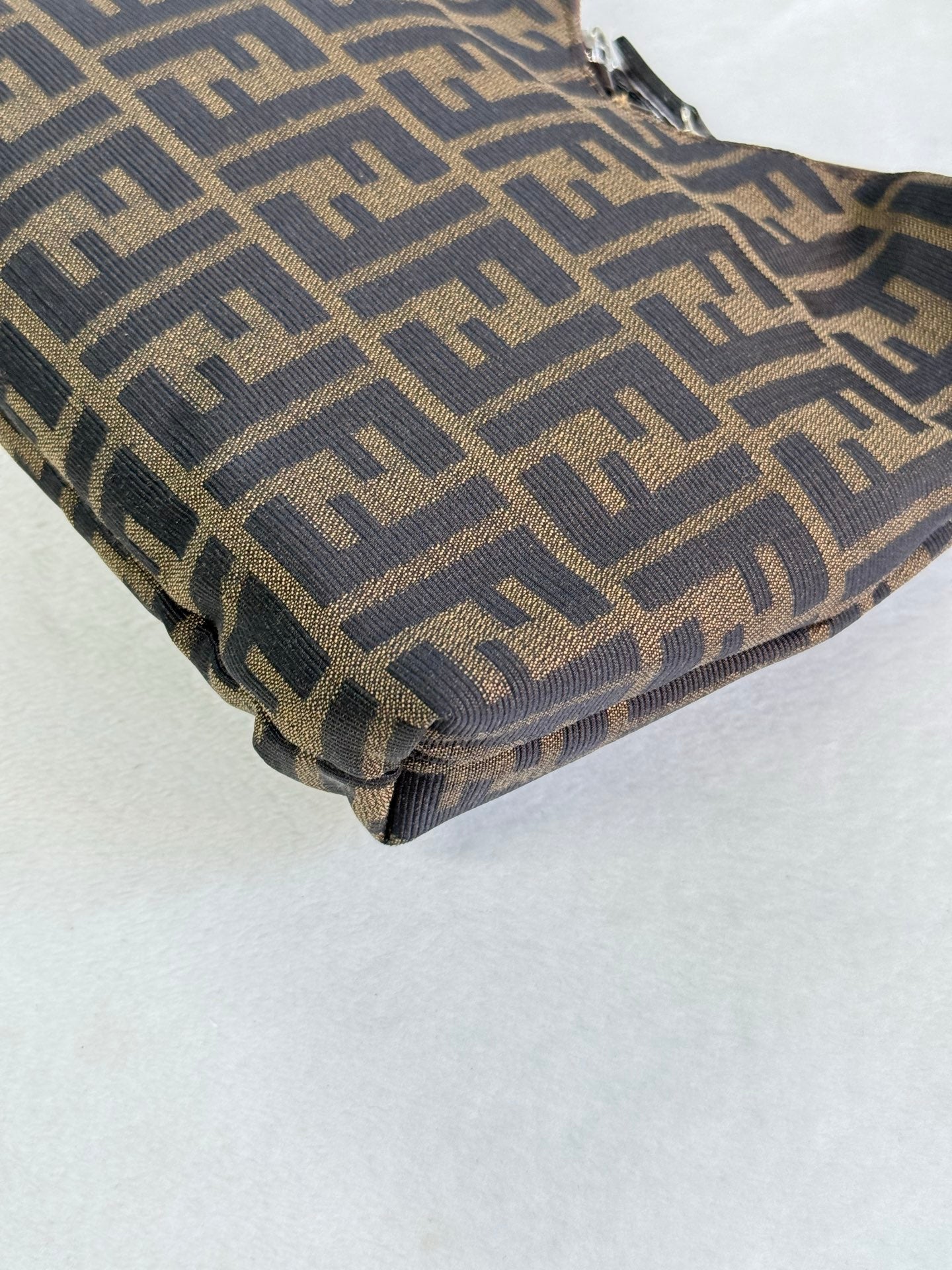 FENDI zucca v-shaped Hobobag