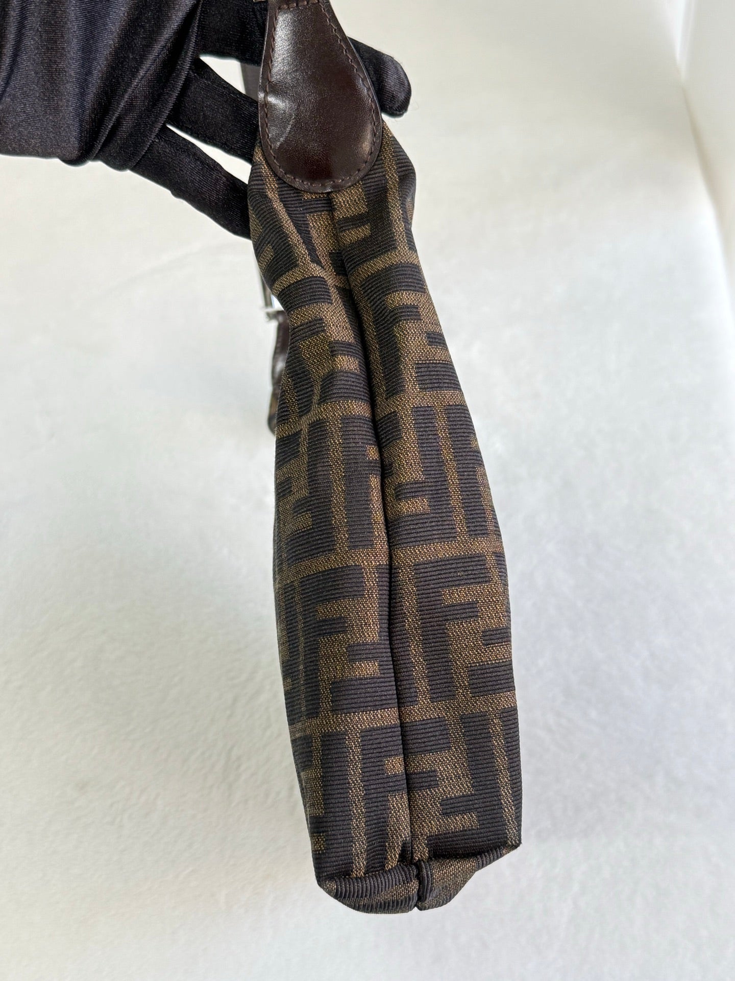 FENDI zucca v-shaped Hobobag
