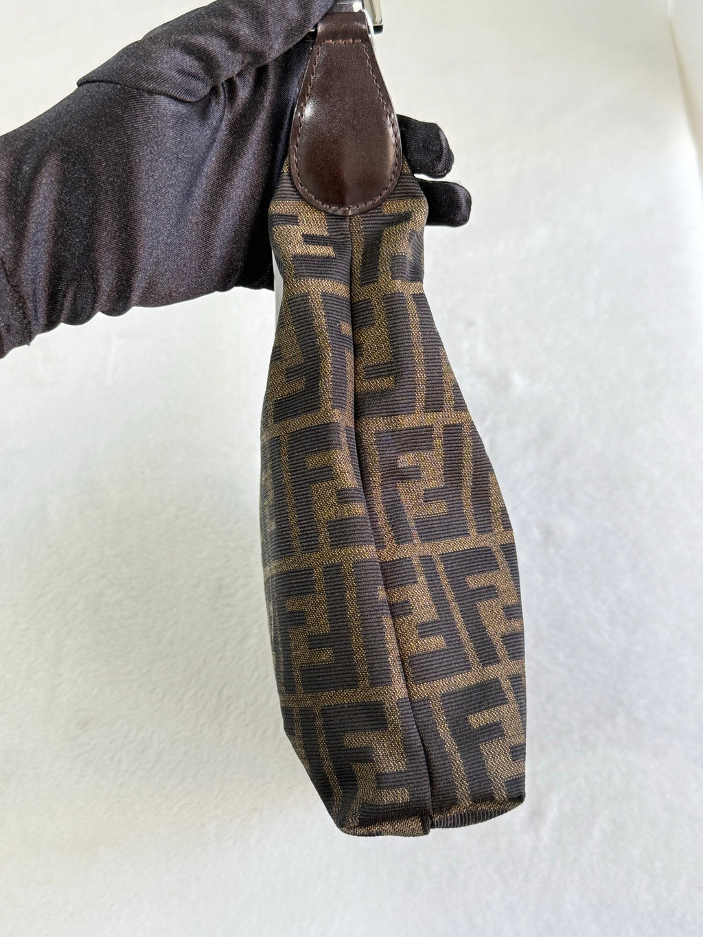 FENDI zucca v-shaped Hobobag
