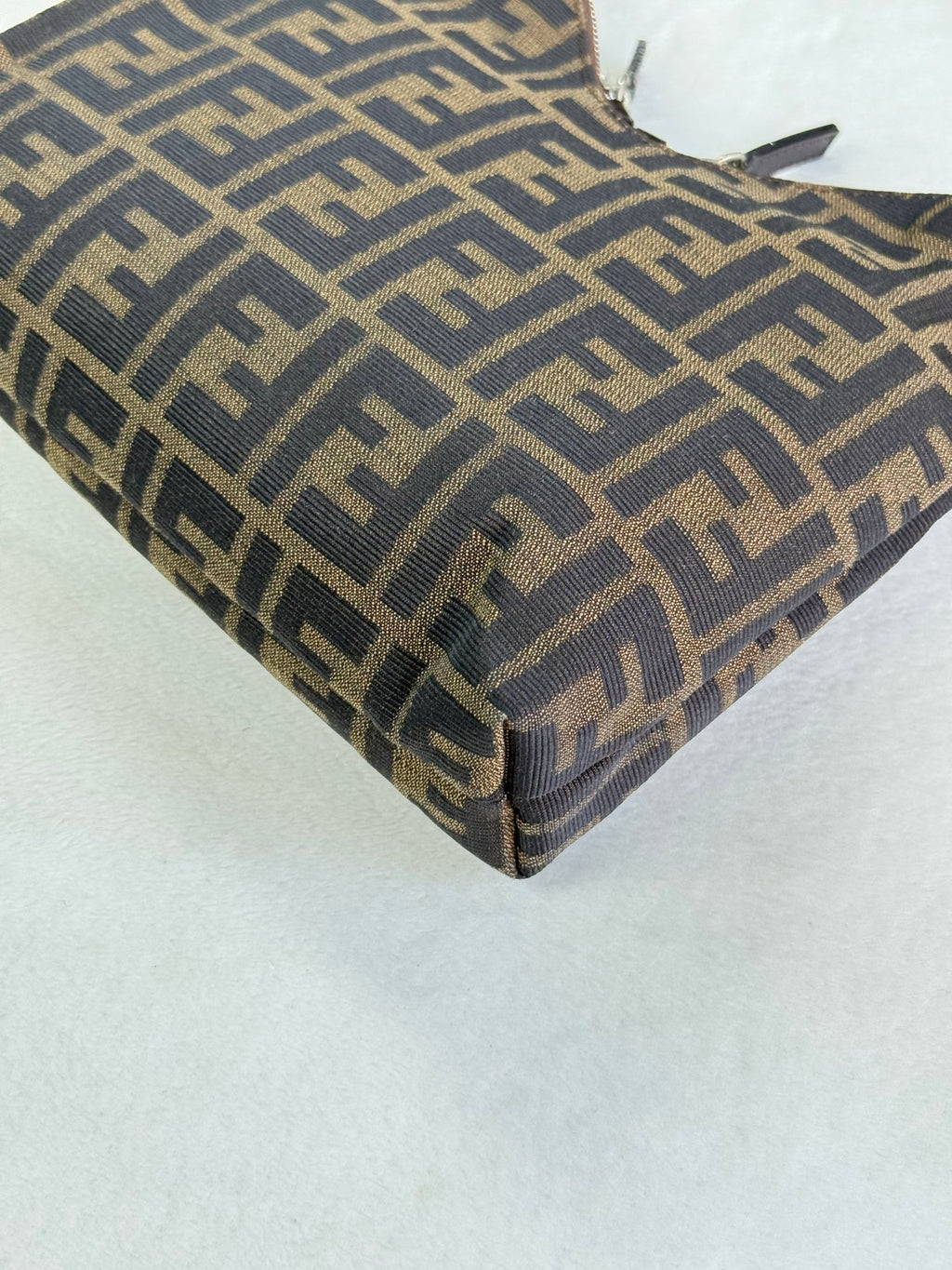 FENDI zucca v-shaped Hobobag
