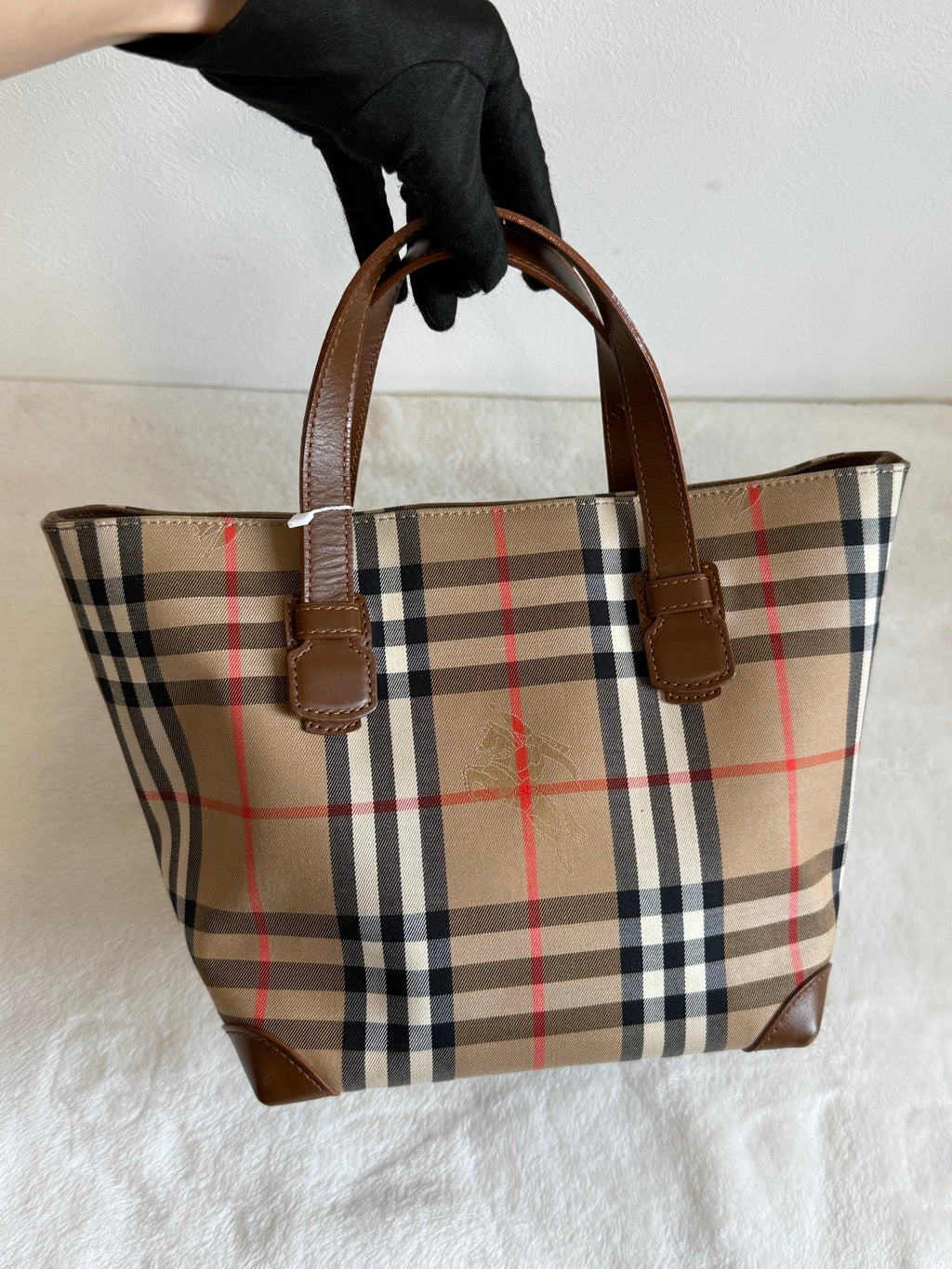 Burberry check pattern Handbag