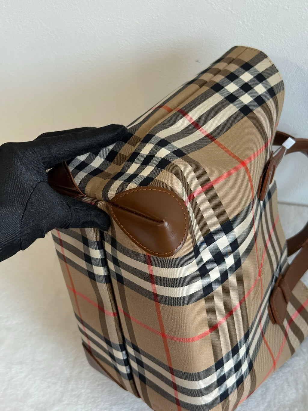 Burberry check pattern Handbag
