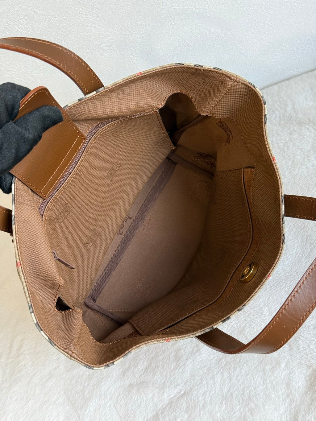 Burberry check pattern Handbag