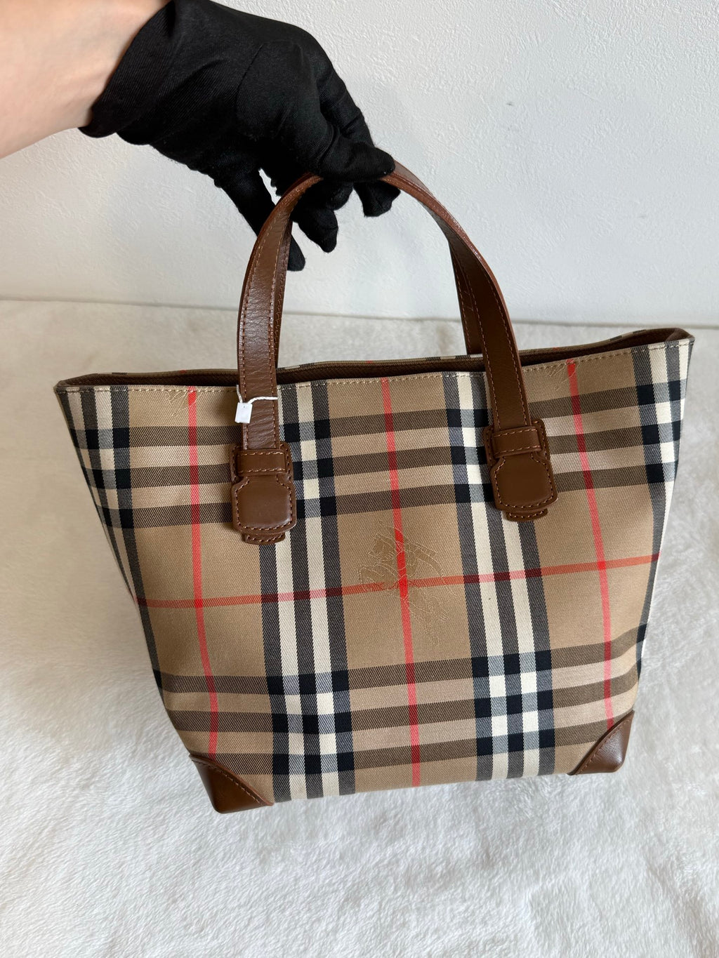 Burberry check pattern Handbag