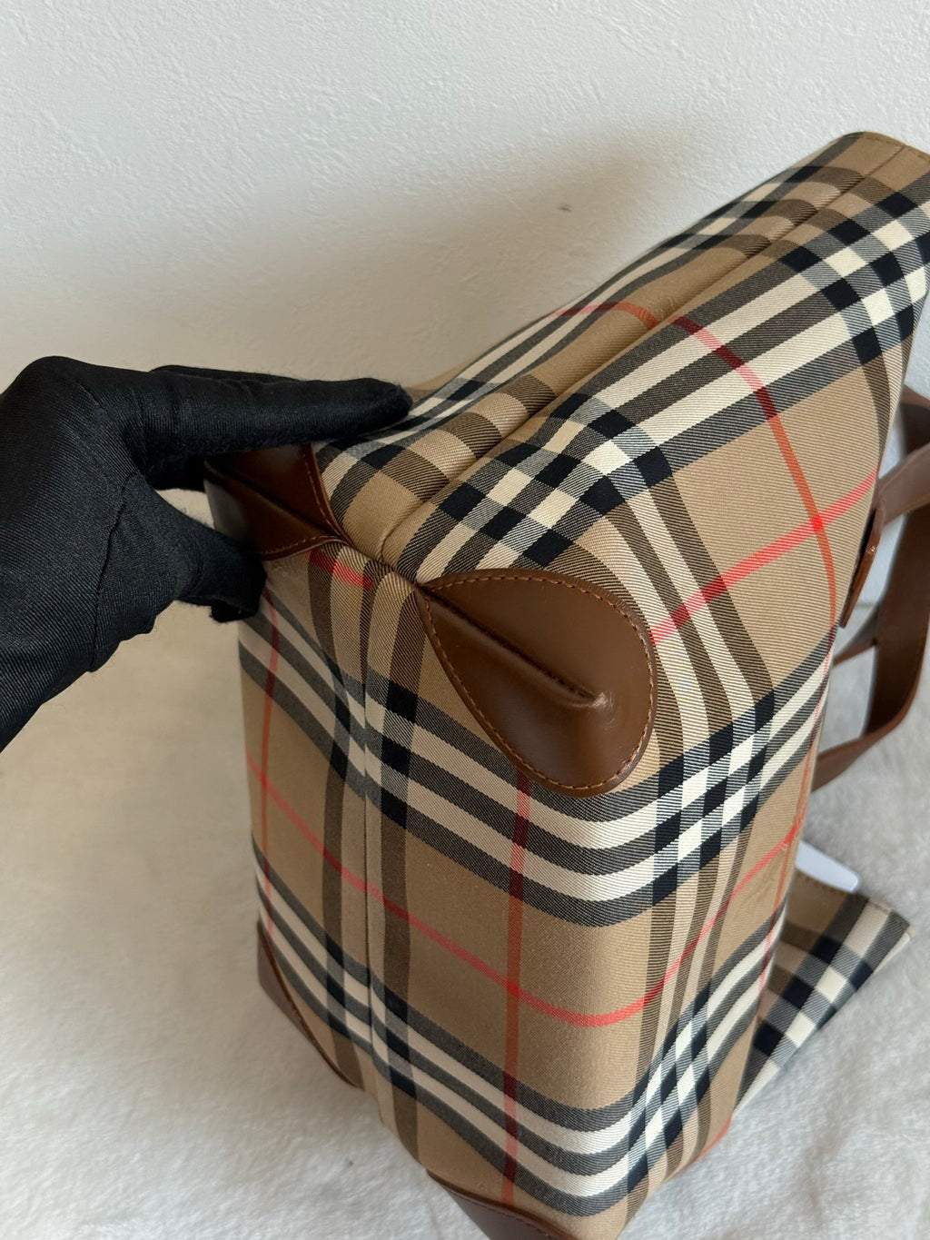 Burberry check pattern Handbag
