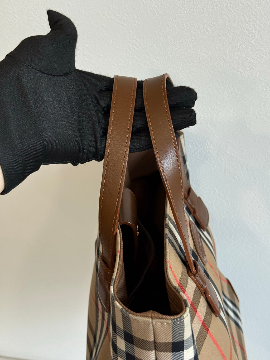 Burberry check pattern Handbag
