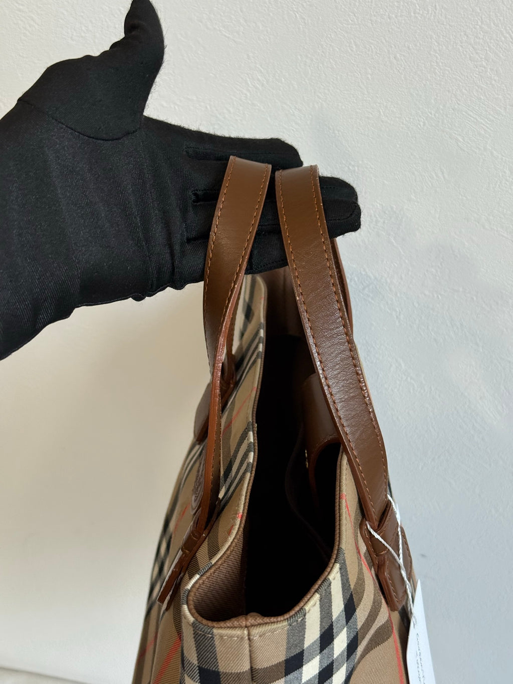 Burberry check pattern Handbag