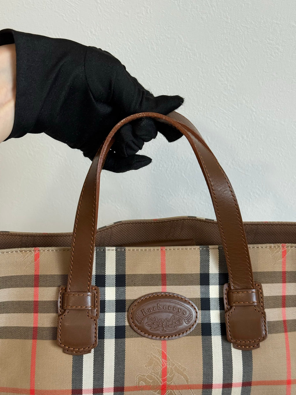Burberry check pattern Handbag