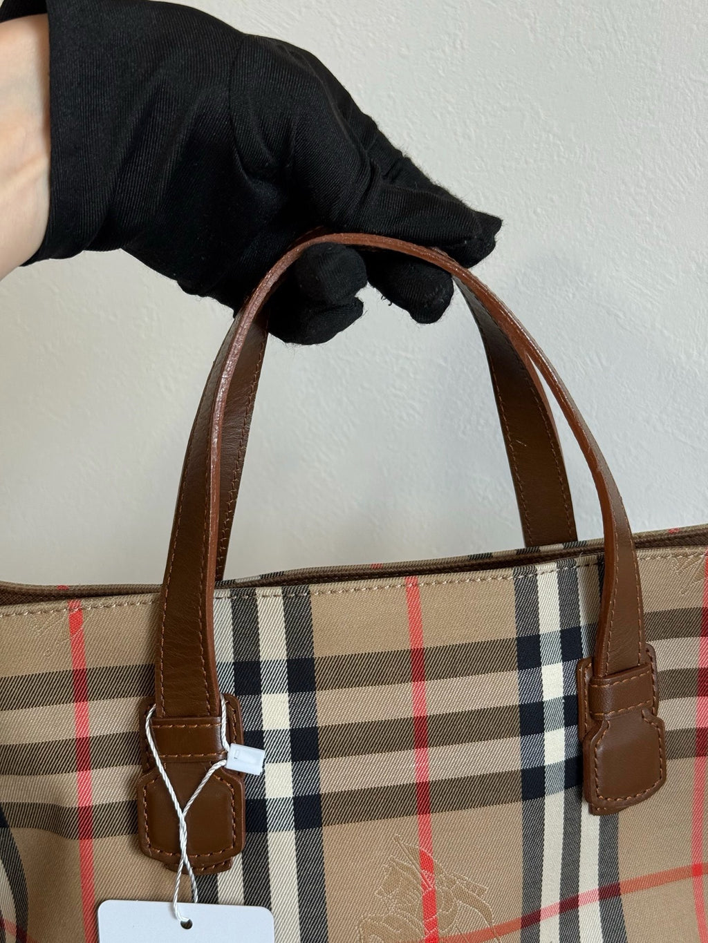 Burberry check pattern Handbag