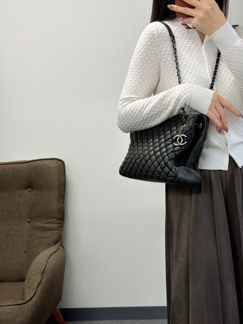 CHANEL Quiltted Totebag