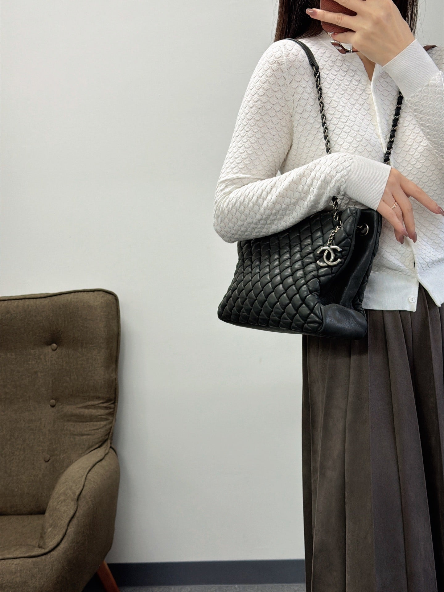 CHANEL Quiltted Totebag