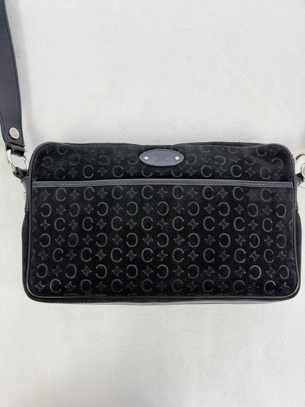 CELINE Macadam Suede Crossbody Shoulderbag