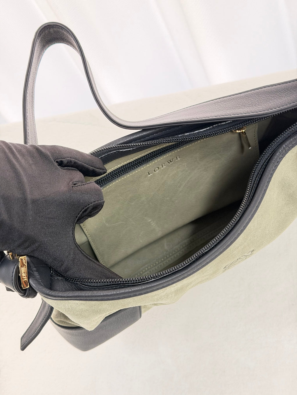 LOEWE Suede Shoulderbag