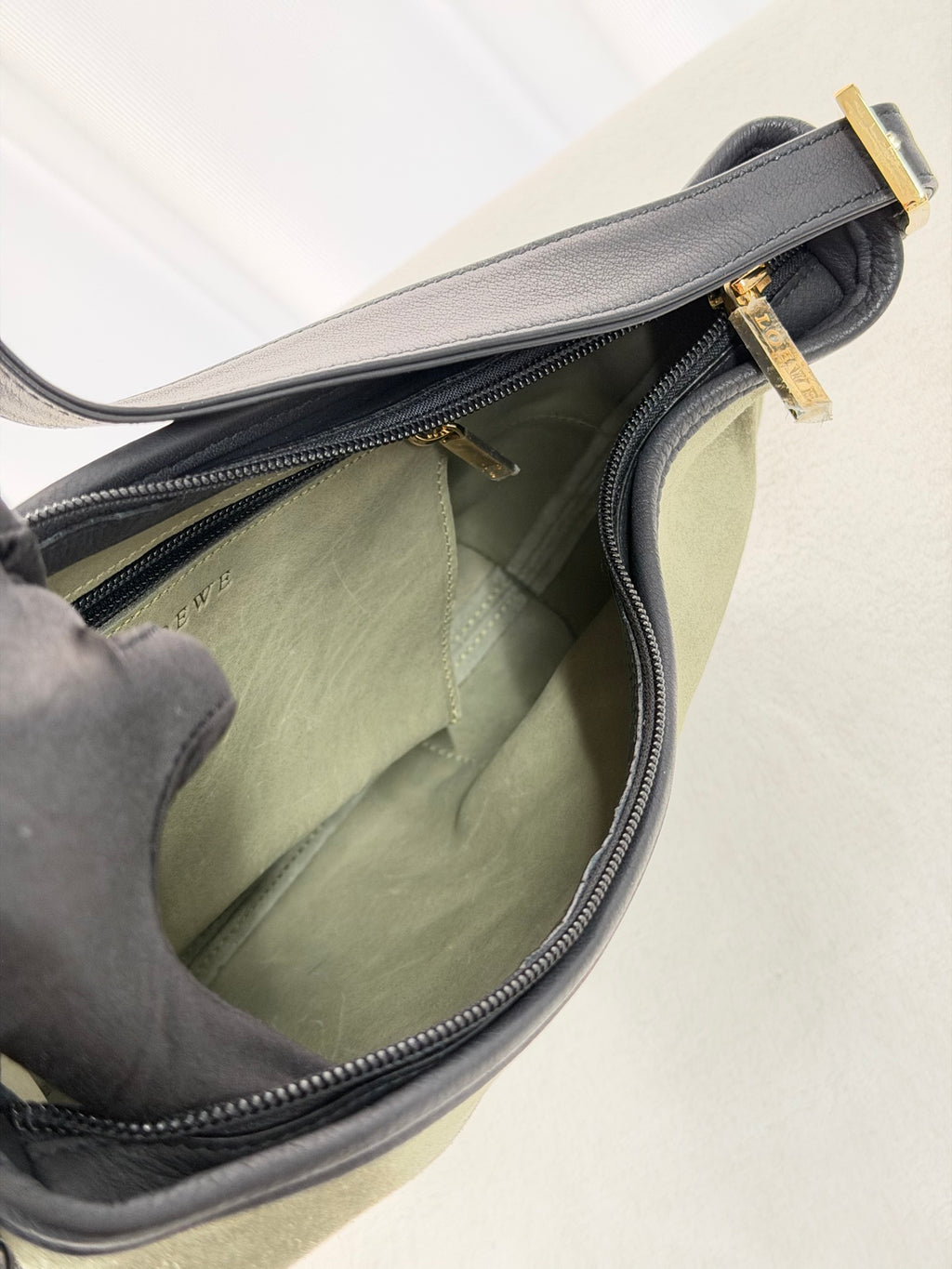 LOEWE Suede Shoulderbag