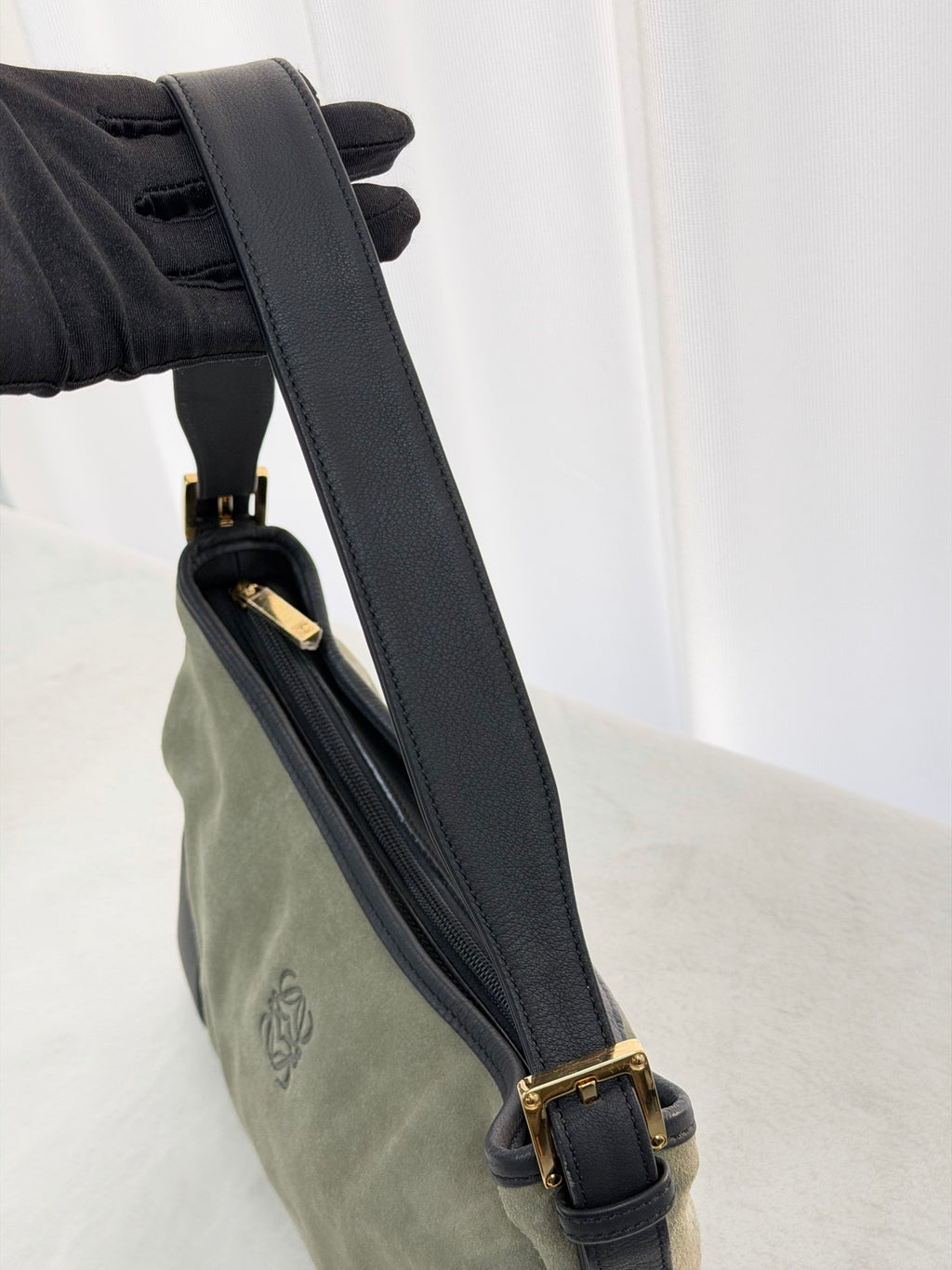 LOEWE Suede Shoulderbag