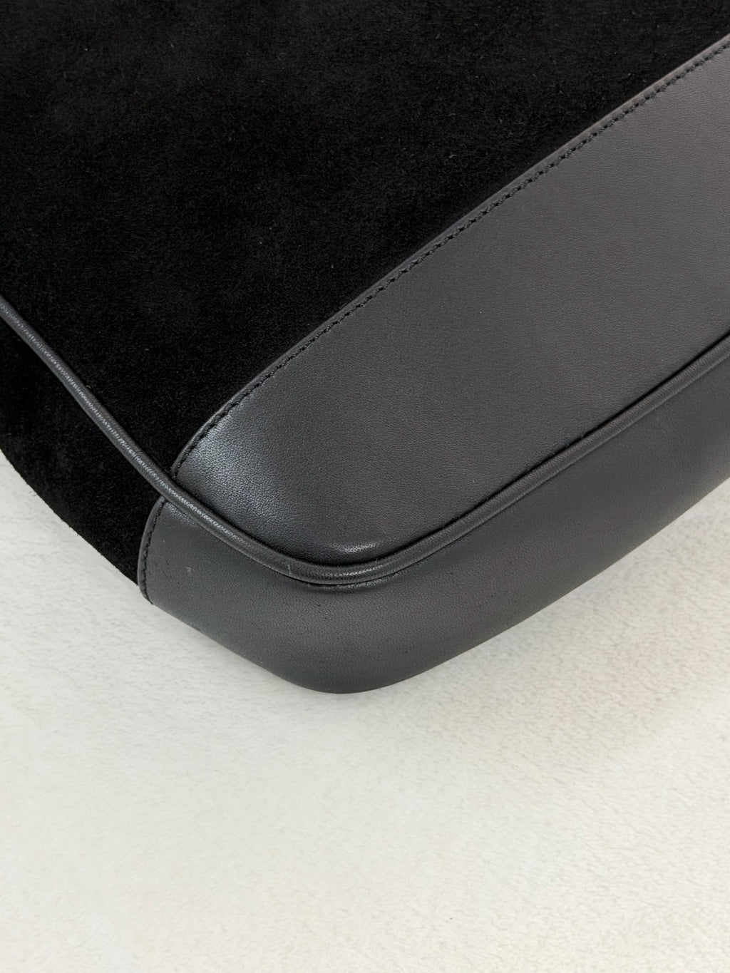 LOEWE Suede Black Shoulderbag