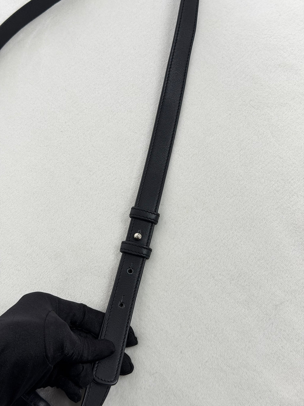 LOEWE Suede Black Shoulderbag