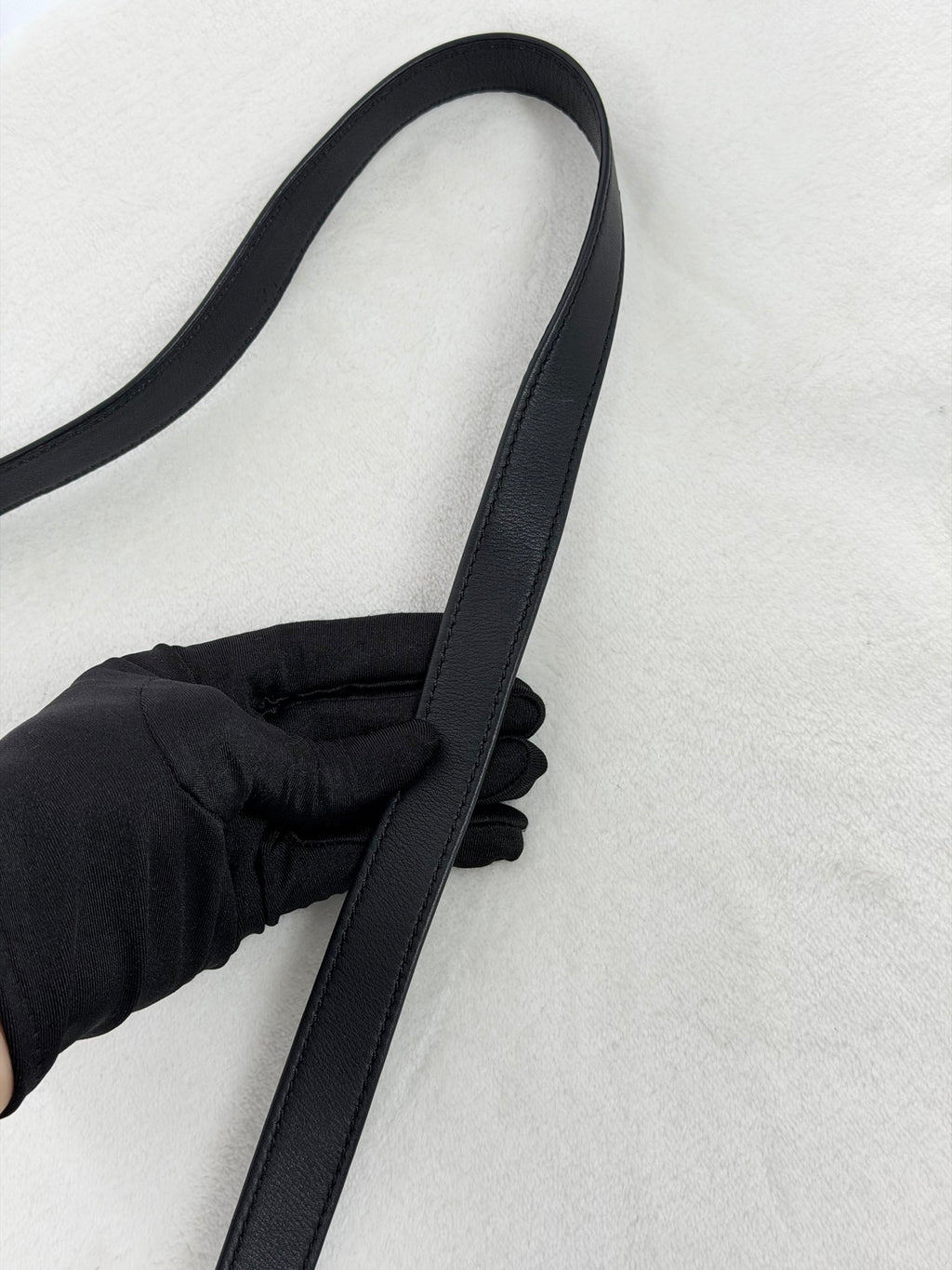 LOEWE Suede Black Shoulderbag