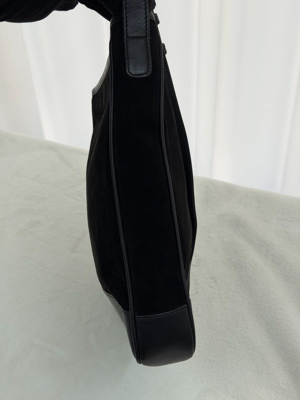 LOEWE Suede Black Shoulderbag