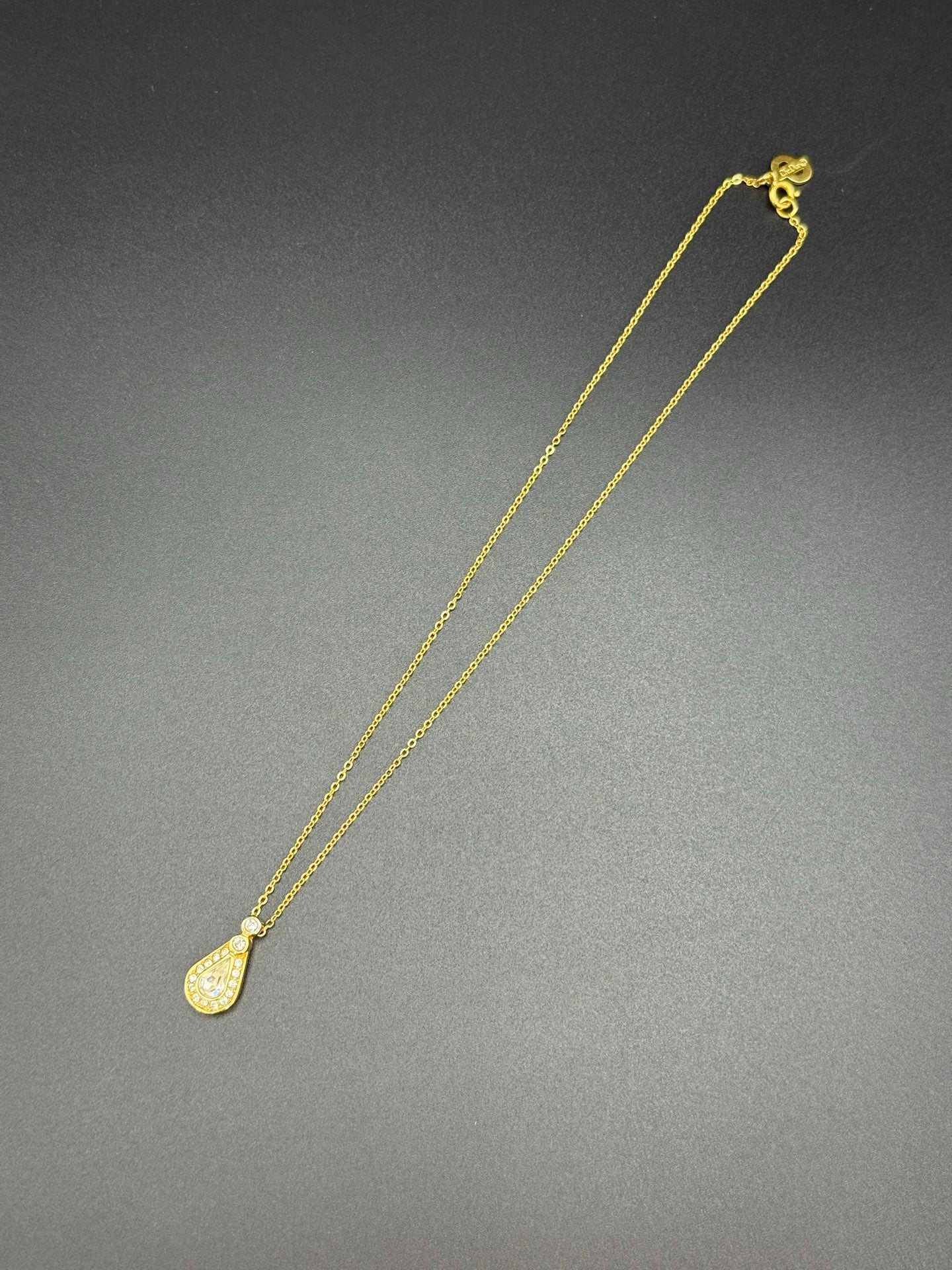 CHRISTIAN DIOR Rhinestone Vintage Necklace