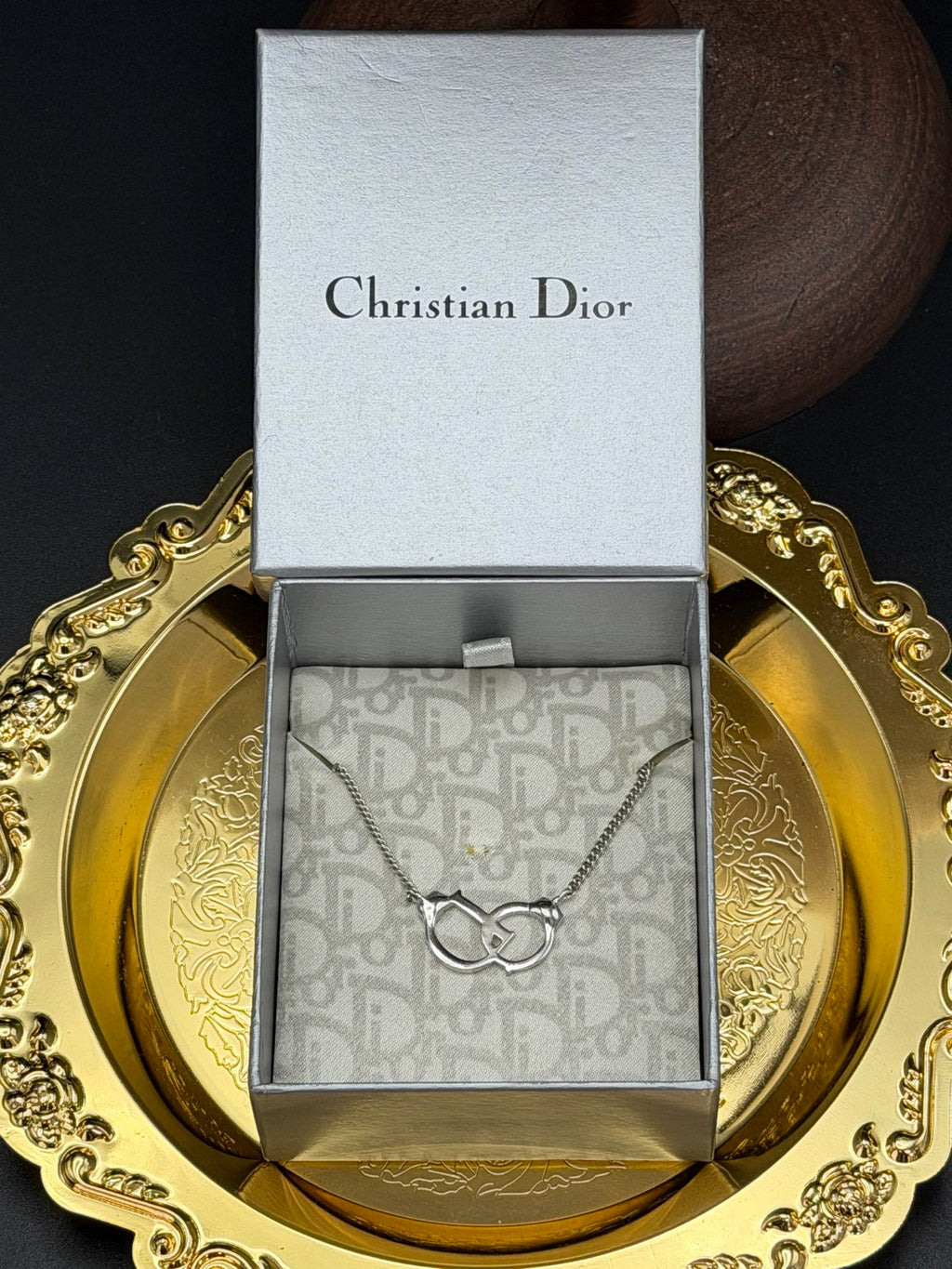 CHRISTIAN DIOR Rhinestone Necklace
