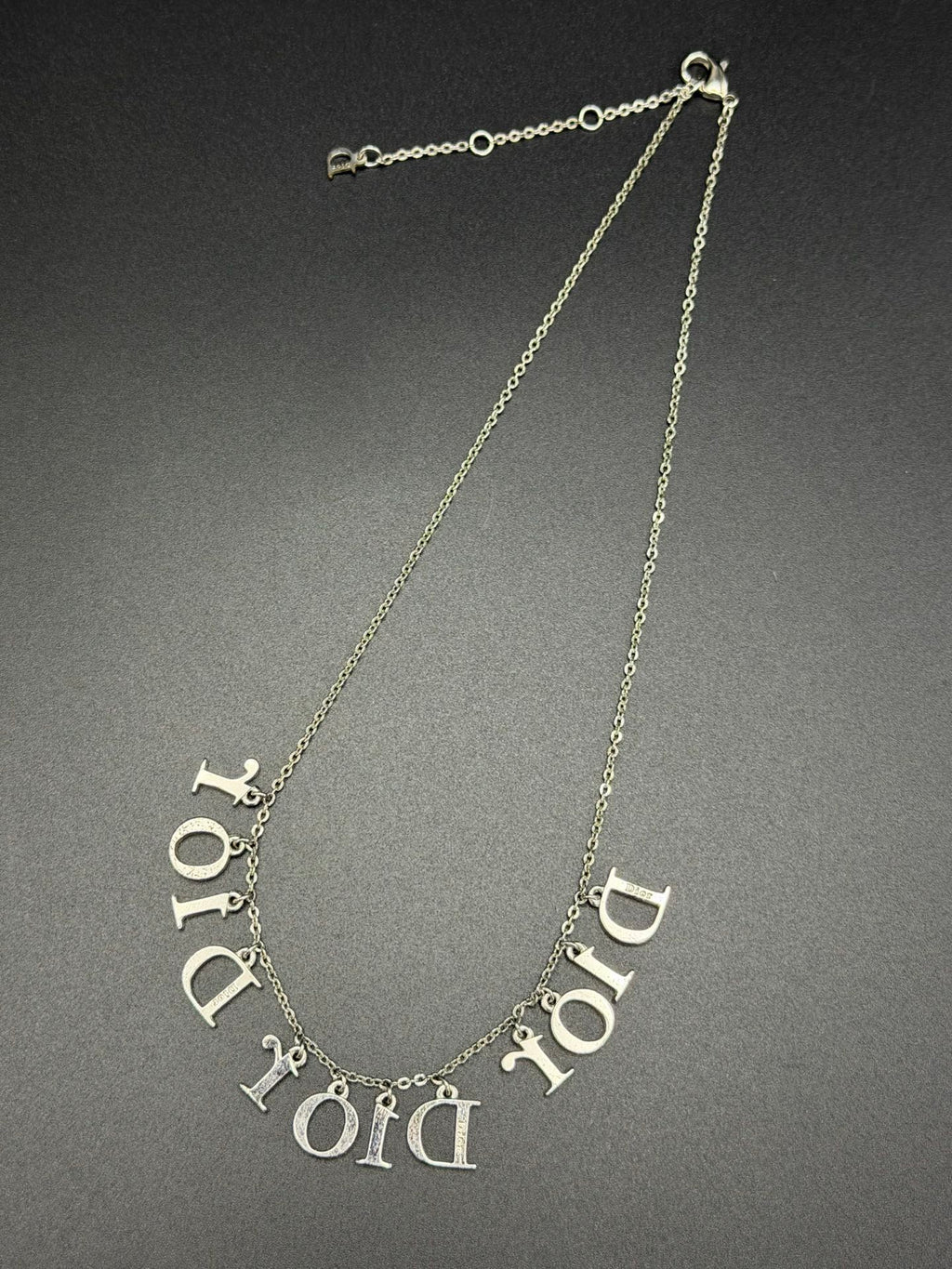 DIOR Vintage  logo pattern Necklace