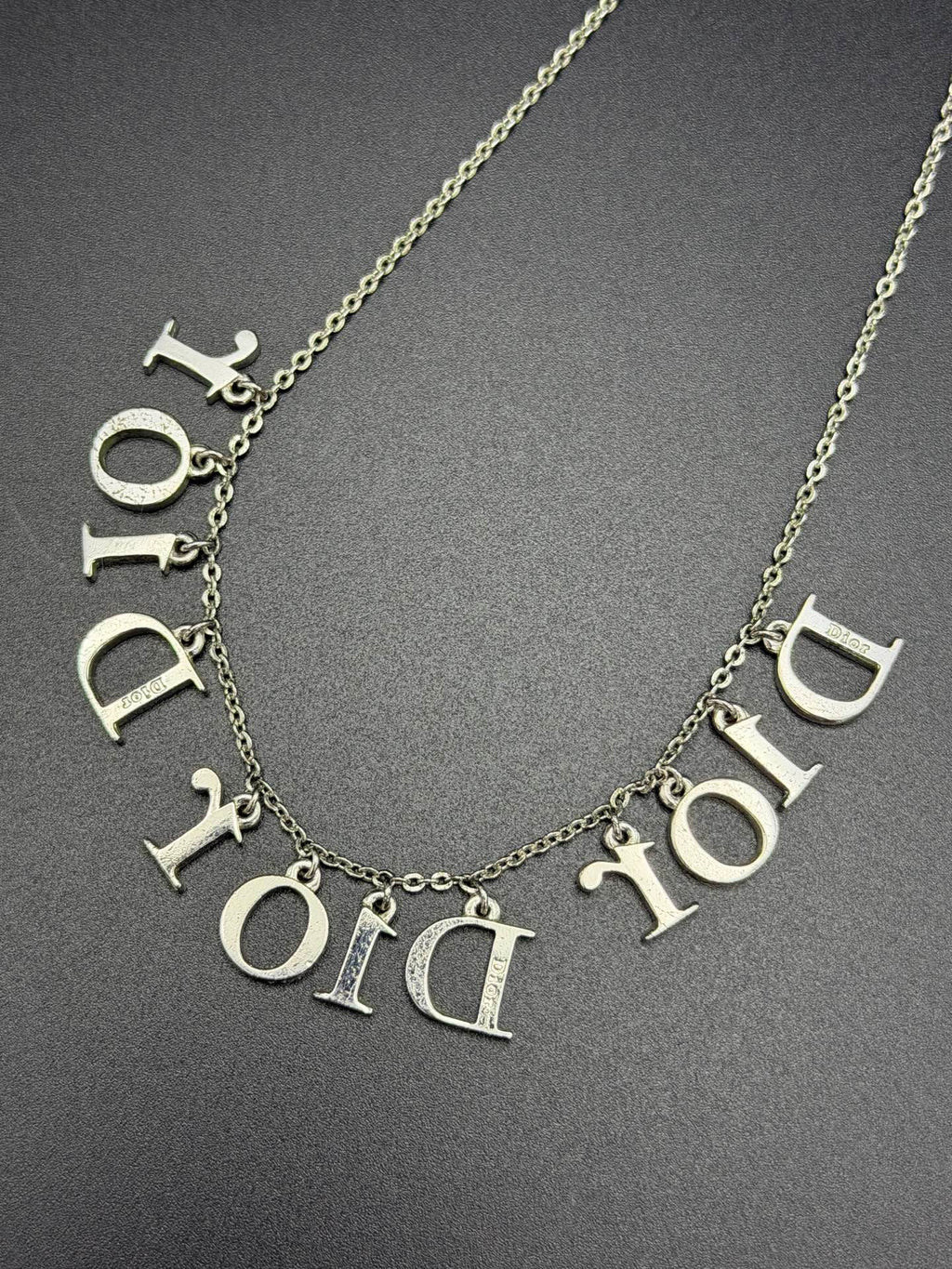 DIOR Vintage  logo pattern Necklace