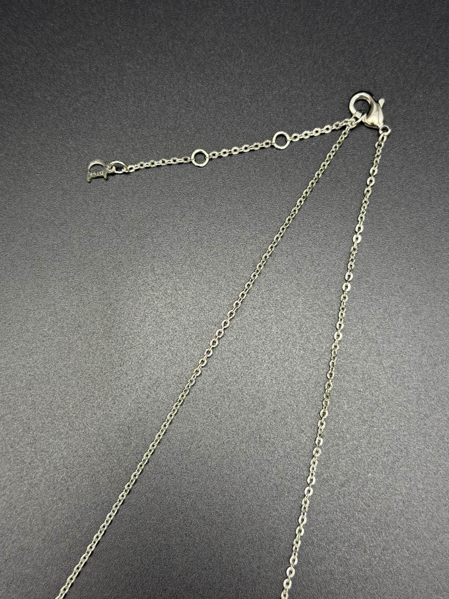 DIOR Vintage  logo pattern Necklace