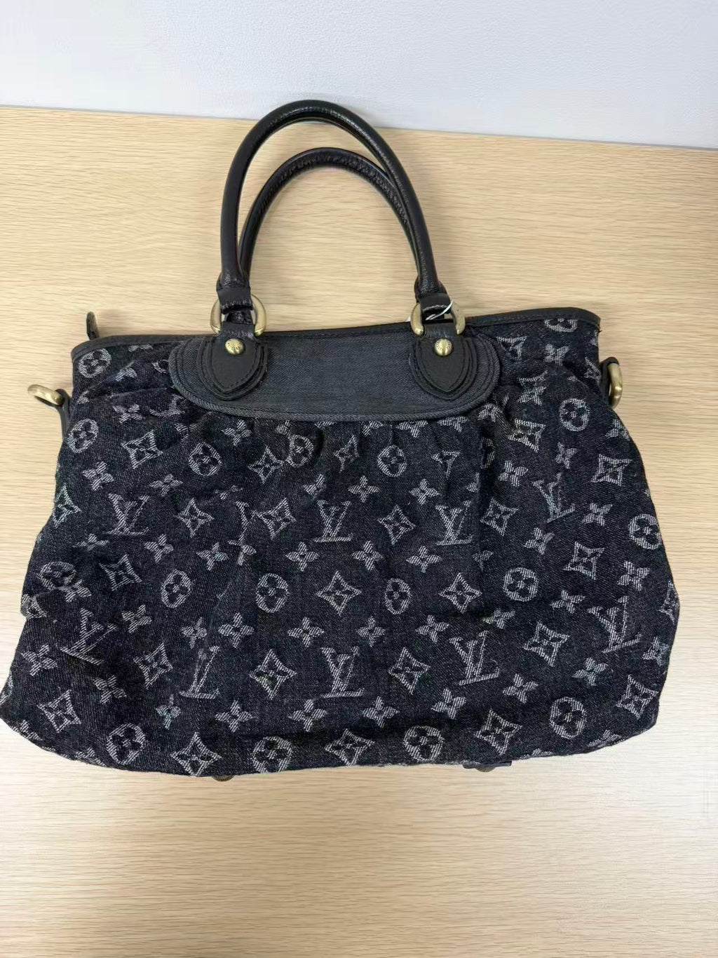 LOUIS VUITTON Denim Monogram Shoulderbag