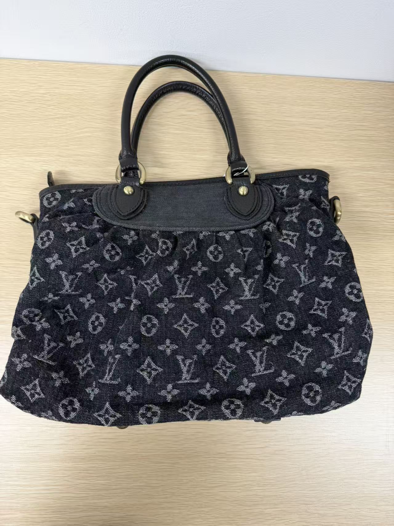 LOUIS VUITTON Denim Monogram Shoulderbag