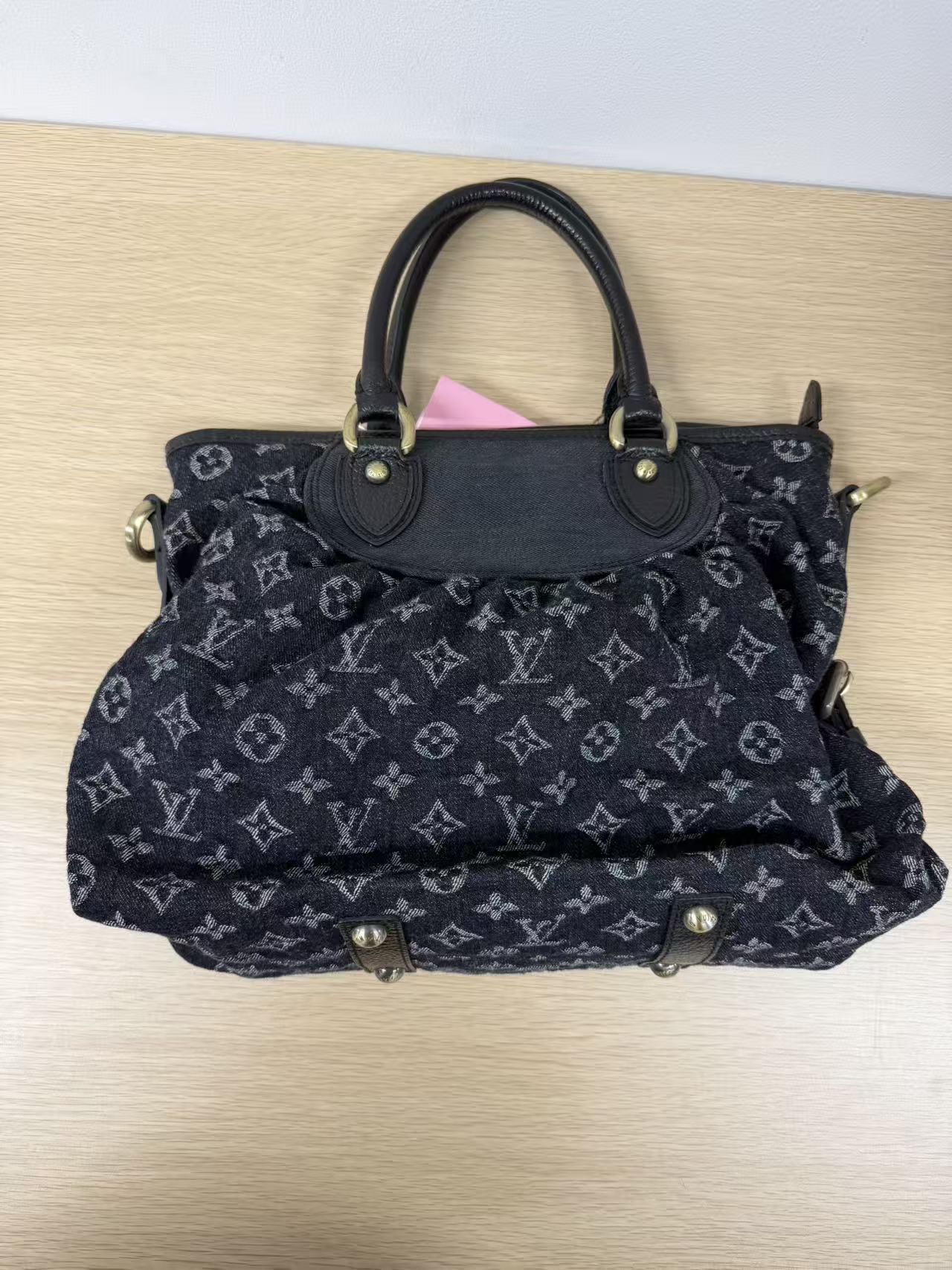 LOUIS VUITTON Denim Monogram Shoulderbag