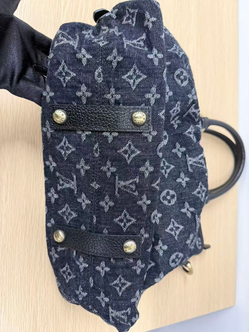 LOUIS VUITTON Denim Monogram Shoulderbag