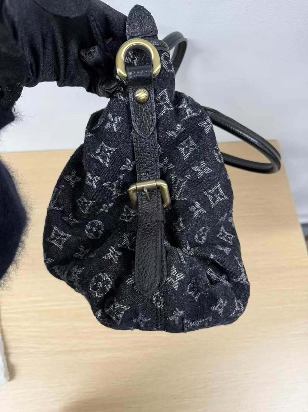 LOUIS VUITTON Denim Monogram Shoulderbag