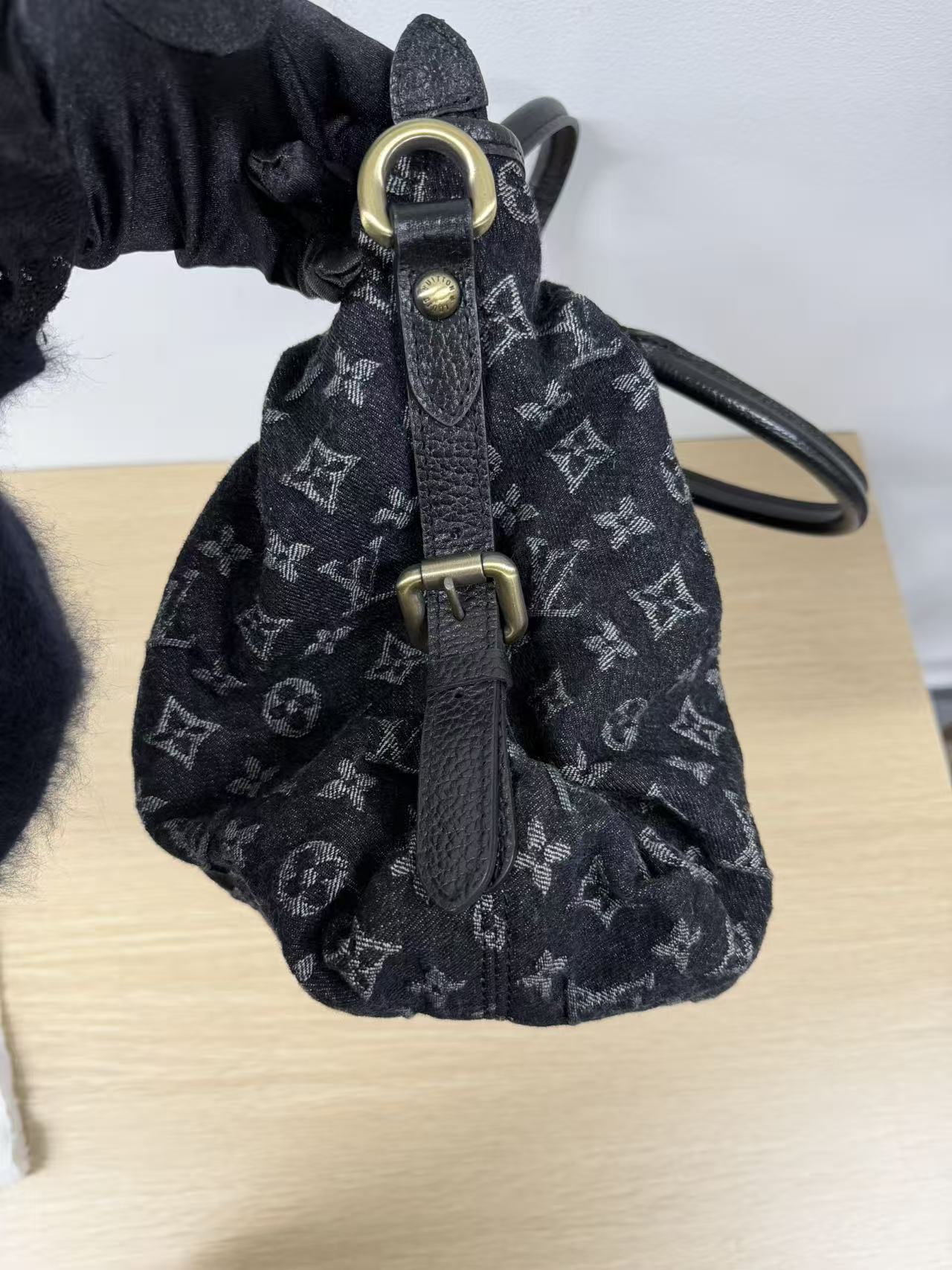 LOUIS VUITTON Denim Monogram Shoulderbag