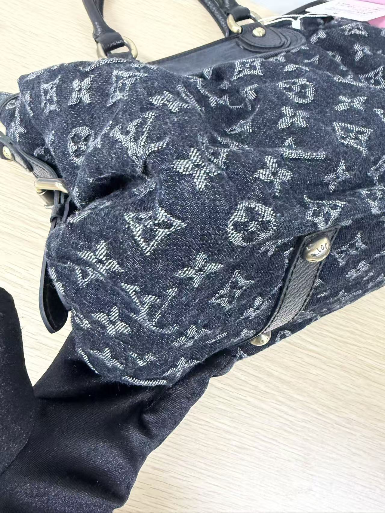 LOUIS VUITTON Denim Monogram Shoulderbag