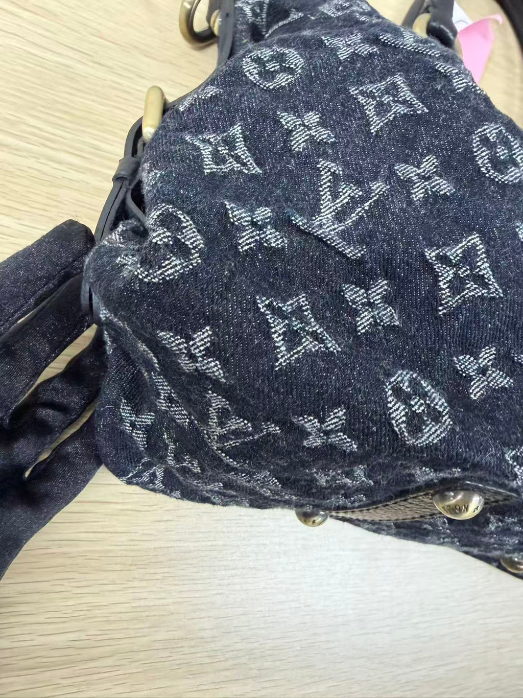 LOUIS VUITTON Denim Monogram Shoulderbag