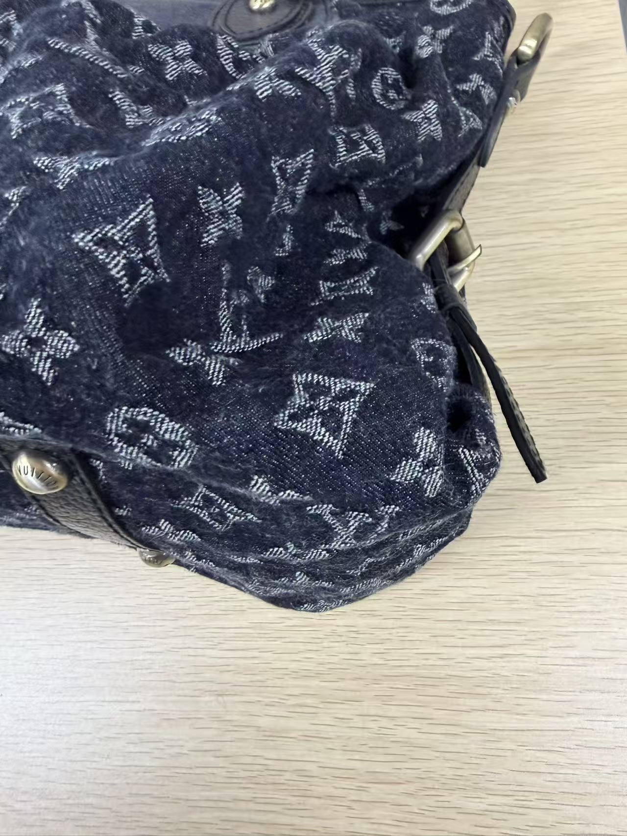 LOUIS VUITTON Denim Monogram Shoulderbag