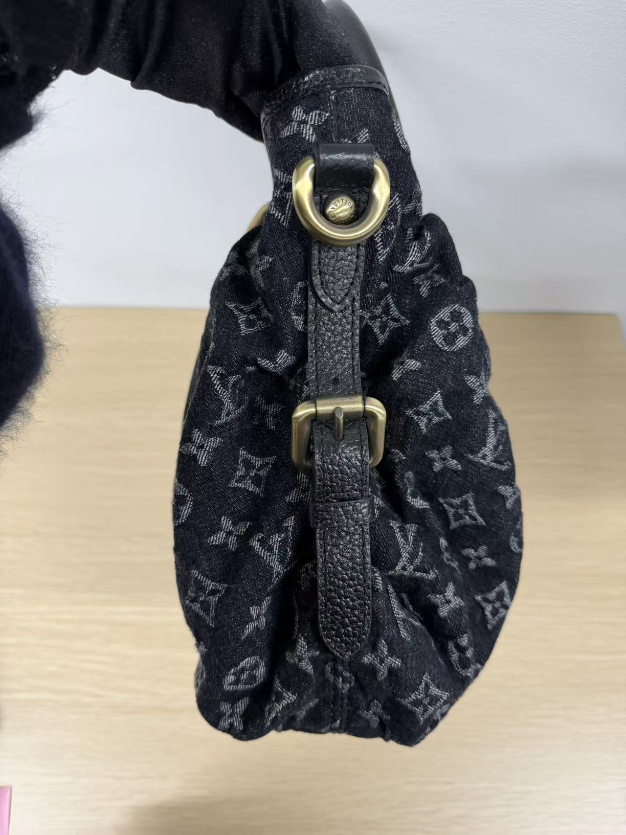 LOUIS VUITTON Denim Monogram Shoulderbag
