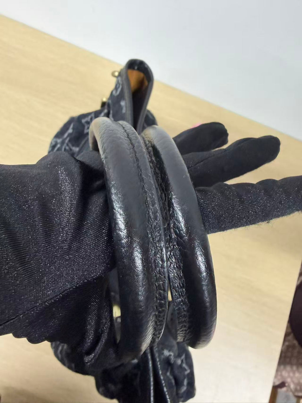 LOUIS VUITTON Denim Monogram Shoulderbag