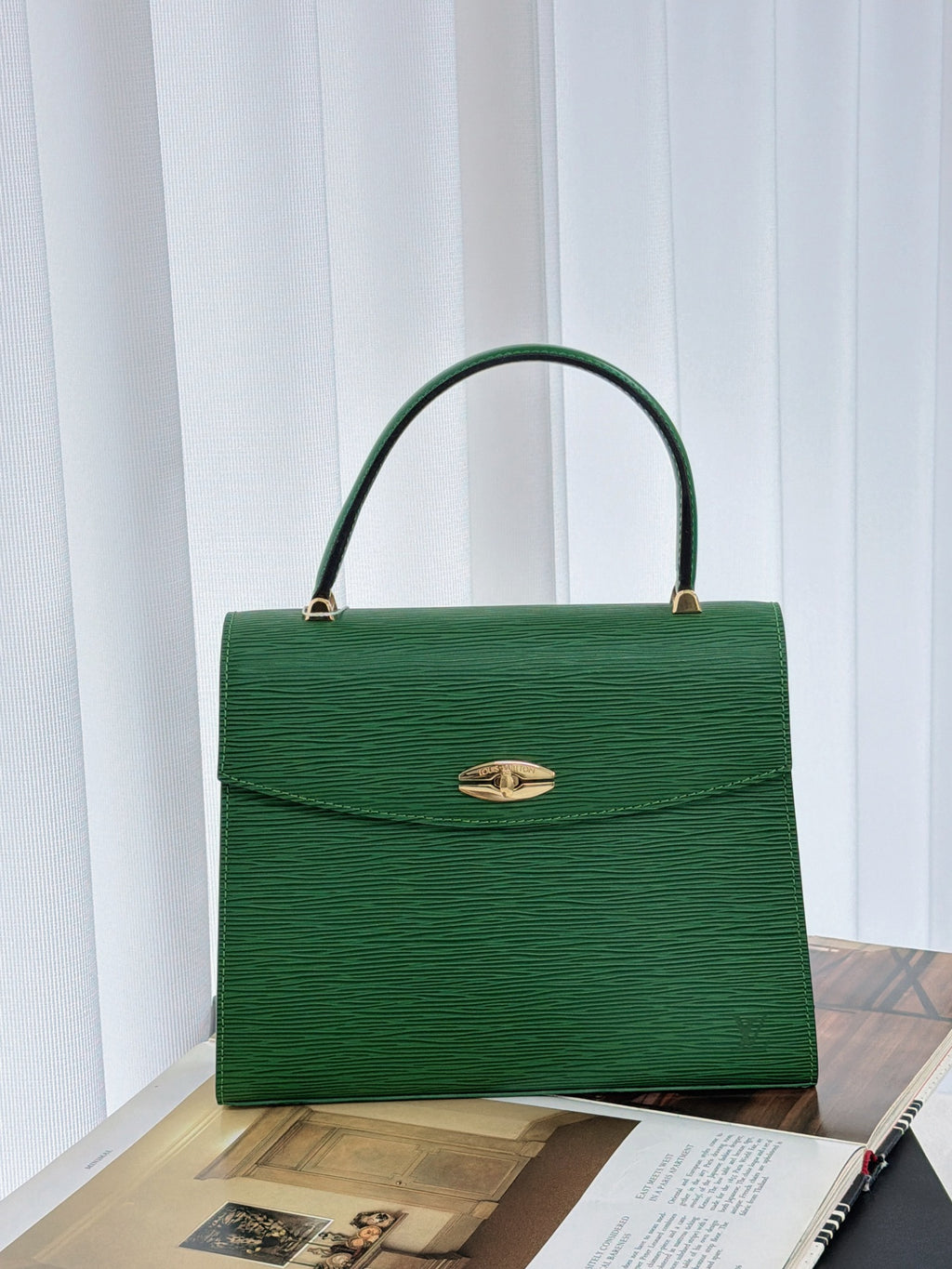 LOUIS VUITTON Epi Kelly Vintage Handbag