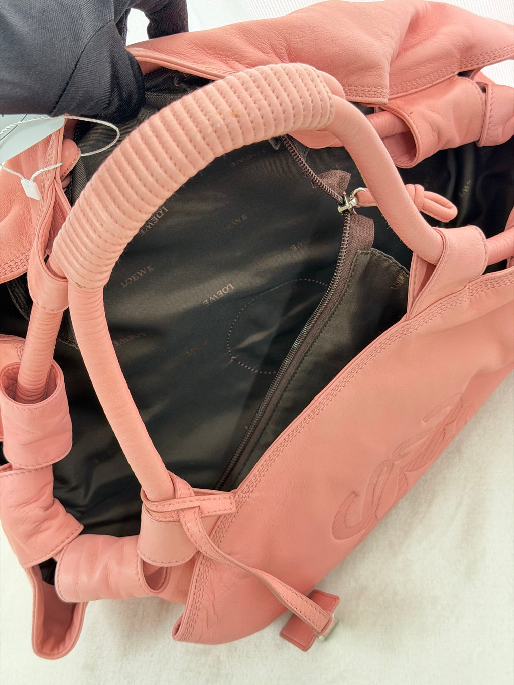 LOEWE Lambskin Pink Hobo bag