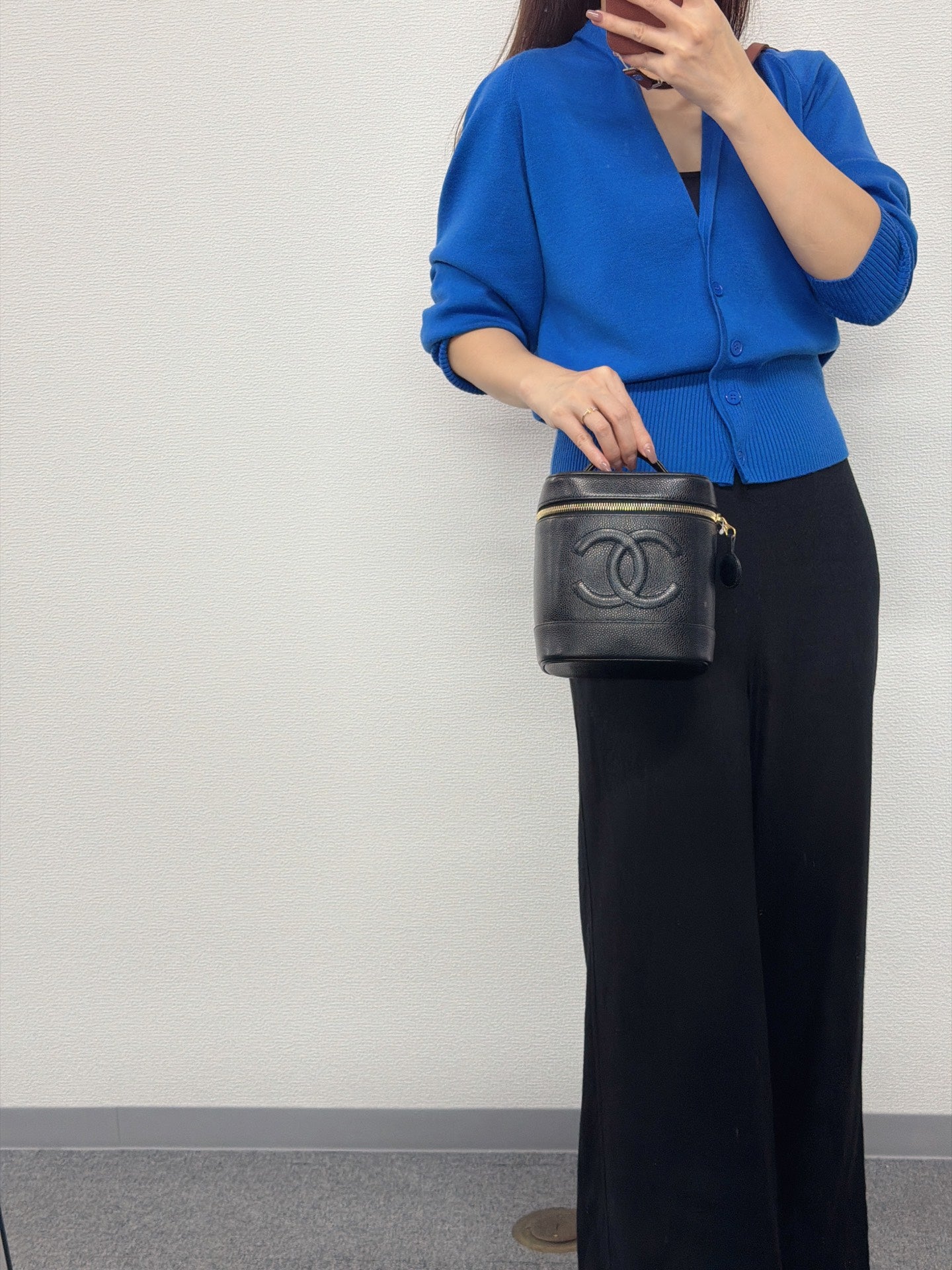 CHANEL Double-C Vinly Box