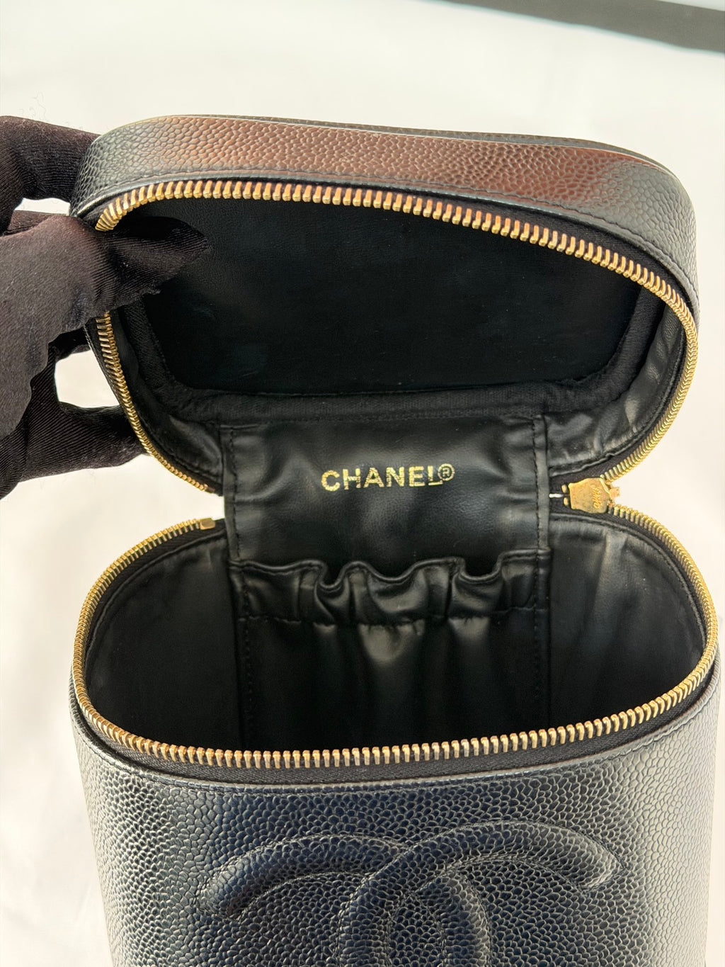 CHANEL Double-C Vinly Box