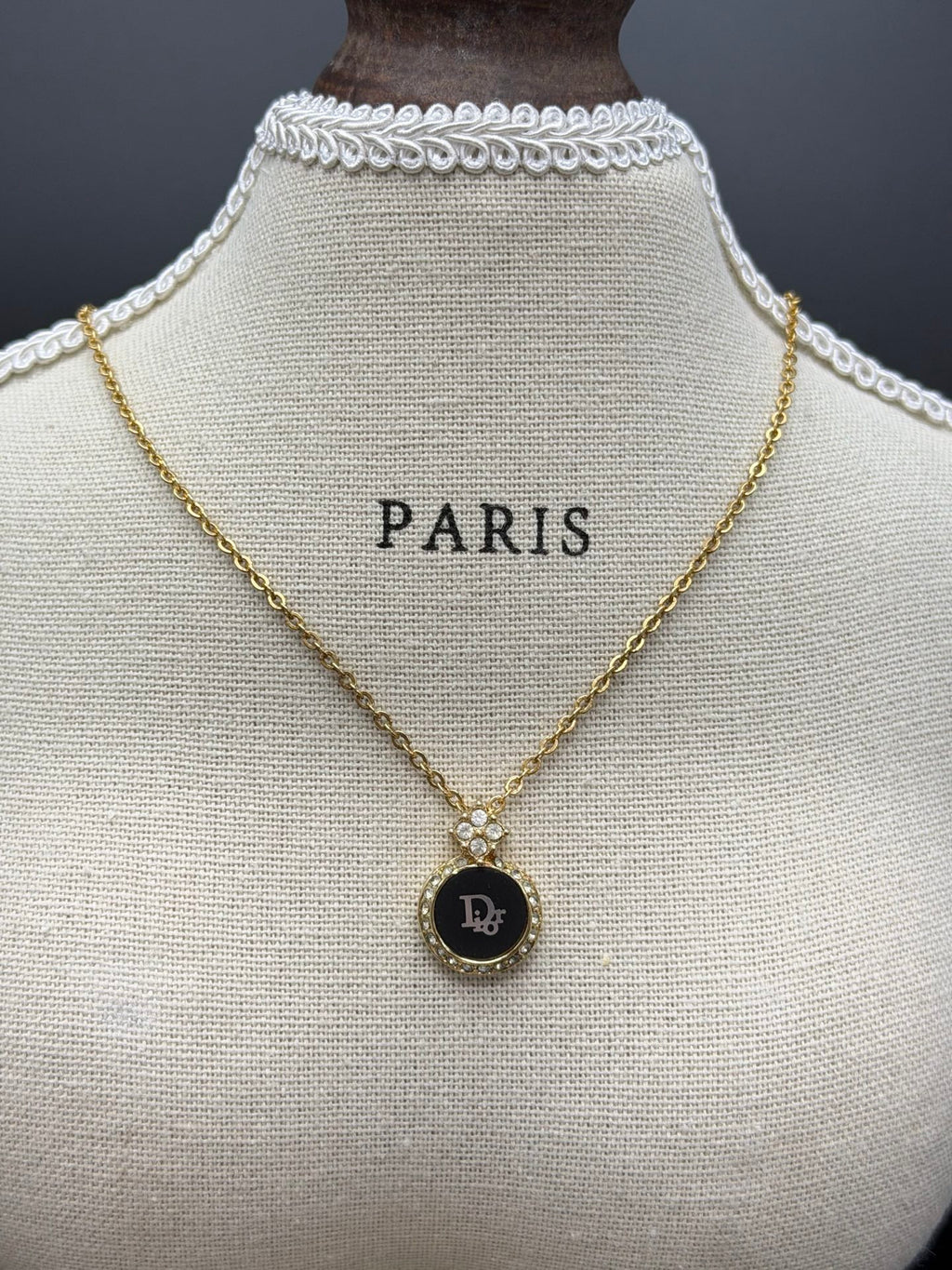 CHRISTIAN DIOR Vintage Earring / Necklace Set