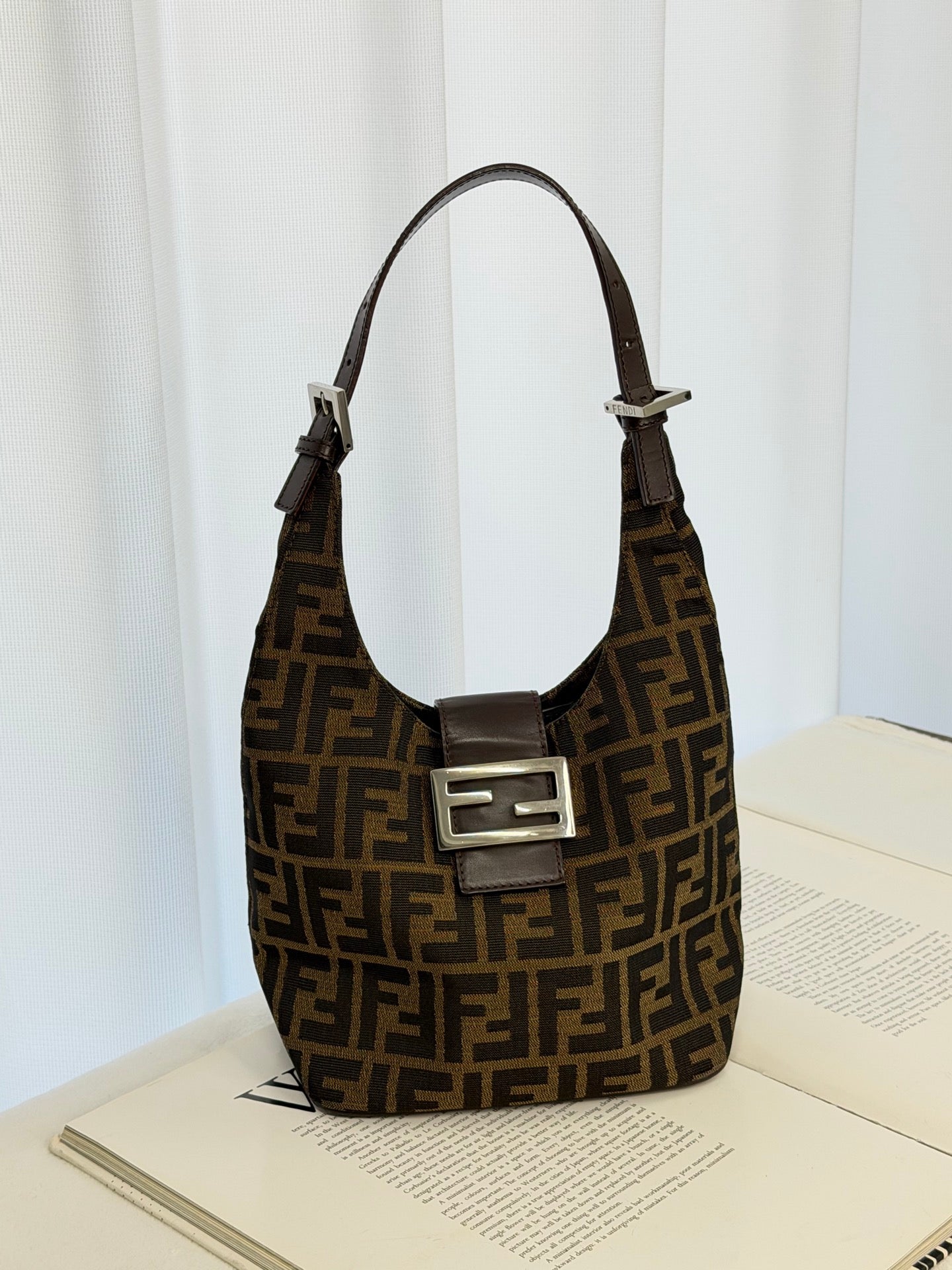 FENDI Zucca Mini Hobobag