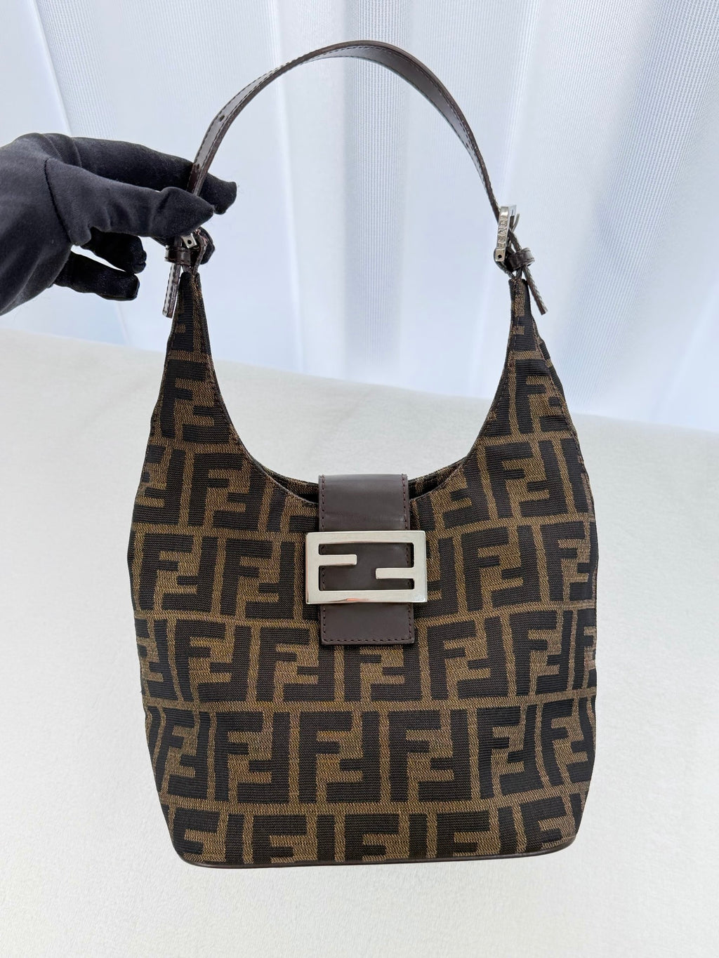 FENDI Zucca Mini Hobobag