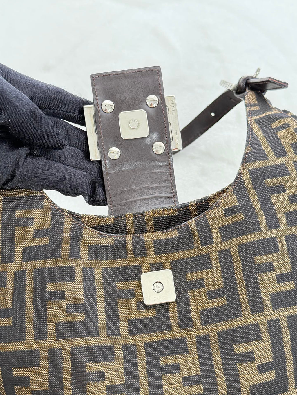 FENDI Zucca Mini Hobobag