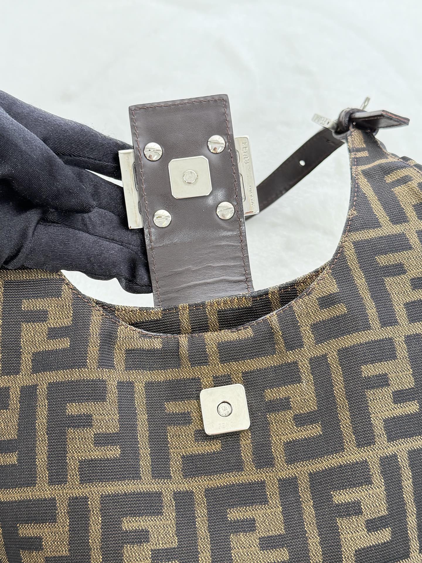 FENDI Zucca Mini Hobobag